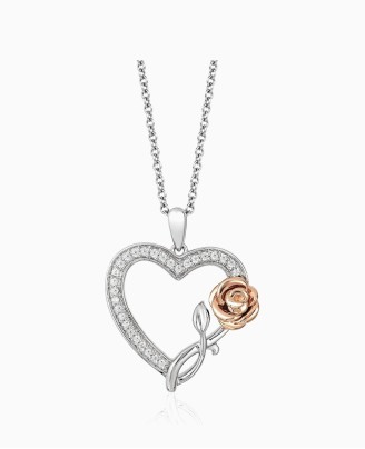 Enchanted disney belle necklace