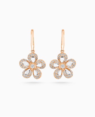 Gold Diamond Earrings