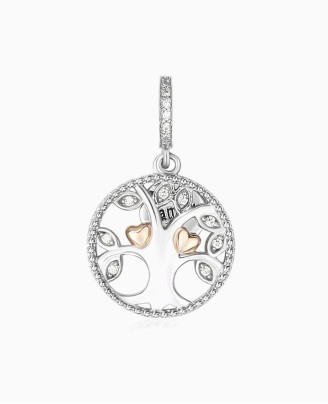 Silver Diamond Pendant