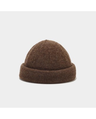Simple outdoor warm wool knitted hat