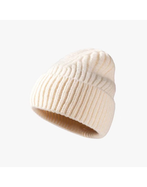 Stylish striped thick and warm knitted hat Stylish striped thick and warm knitted hat