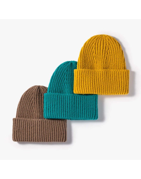 Stylish striped thick and warm knitted hat Stylish striped thick and warm knitted hat