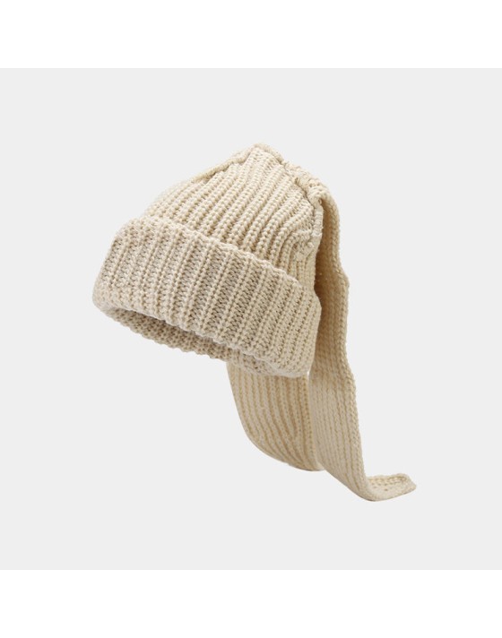 Outdoor warm and cute bunny ear knit hat Outdoor warm and cute bunny ear knit hat
