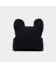 Solid color cute cartoon cow ear knitted hat