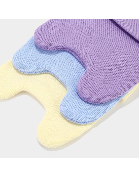 Solid color cute cartoon cow ear knitted hat Solid color cute cartoon cow ear knitted hat