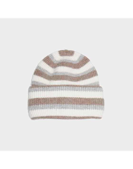 New warm and thick striped knit hat