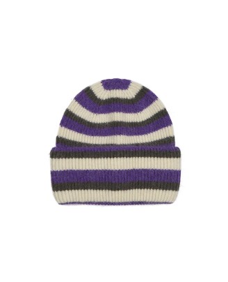 New warm and thick striped knit hat