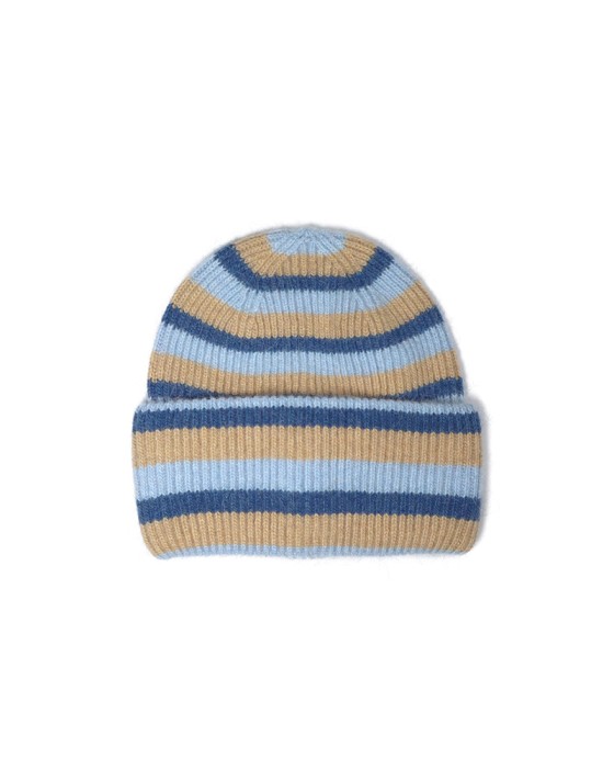 New warm and thick striped knit hat