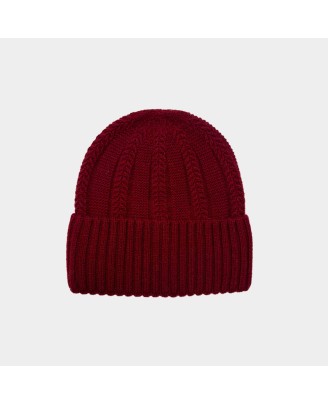 Warm and casual outdoor jacquard knit hat